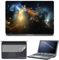 Skin Yard Nebulae Space Stars Laptop Skin with Screen Protector & Keyboard Skin -15.6 Inch Combo Set   Laptop Accessories  (Skin Yard)