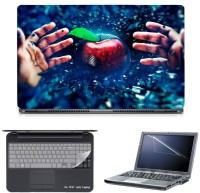 Skin Yard 4D Apple Hand Laptop Skin with Screen Protector & Keyguard -15.6 Inch Combo Set   Laptop Accessories  (Skin Yard)
