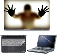 Skin Yard 3in1 Combo- Anonymous Laptop Skin with Screen Protector & Keyguard -15.6 Inch Combo Set   Laptop Accessories  (Skin Yard)