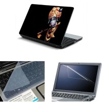 NAMO ART 3in1 Laptop Skins with Screen Guard and Key Protector TPR1038 Combo Set   Laptop Accessories  (Namo Art)