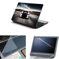 NAMO ART 3in1 Laptop Skins with Screen Guard and Key Protector TPR1040 Combo Set   Laptop Accessories  (Namo Art)