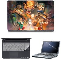 Skin Yard Maight & Magic 7 Heroes with Dragon Laptop Skin with Screen Protector & Keyguard -15.6 Inch Combo Set   Laptop Accessories  (Skin Yard)
