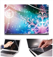 Skin Yard Christmas Decoration Abstract Laptop Skin Decal with Keyguard & Screen Protector -15.6 Inch Combo Set   Laptop Accessories  (Skin Yard)