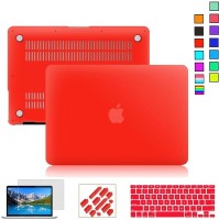 View LUKE For MacBook Air 13.3 inch Case Hard Shell Plastic Case+Matching Keyboard Skin+LCD Screen Protector +12pcs Dust plug + Touchpad Protector Model A1369 / A1466 Combo Set Laptop Accessories Price Online(LUKE)