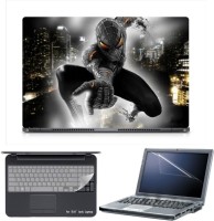 Skin Yard Sparkle Black Spiderman Laptop Skin with Screen Protector & Keyboard Skin -15.6 Inch Combo Set   Laptop Accessories  (Skin Yard)