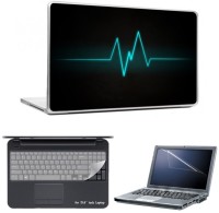 Skin Yard Blue Ray Stream Laptop Skins with Laptop Screen Guard & Laptop Keyguard -15.6 Inch Combo Set   Laptop Accessories  (Skin Yard)