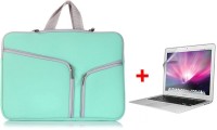 View LUKE Zipper Briefcase Soft Neoprene Handbag Sleeve Bag Cover Case for MACBOOK AIR 13.3 inch With Free LCD Clear Screen Protector Film Combo Set Laptop Accessories Price Online(LUKE)