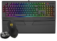 View Shrih Multicolor Gaming Keyboard and Mouse Combo Combo Set Laptop Accessories Price Online(Shrih)