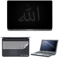 Skin Yard Allah Typography Laptop Skin with Screen Protector & Keyguard -15.6 Inch Combo Set   Laptop Accessories  (Skin Yard)