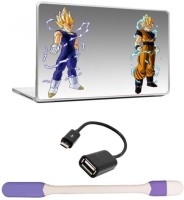Skin Yard Dragon Ball Z3 Laptop Skin -14.1 Inch with USB LED Light & OTG Cable (Assorted) Combo Set   Laptop Accessories  (Skin Yard)