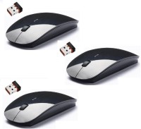 View FKU Set Of 3 2.4Ghz Ultra Slim Wireless Optical Mouse Combo Set Laptop Accessories Price Online(FKU)