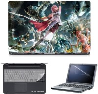 Skin Yard Final Fantasy XIII Laptop Skin with Screen Protector & Keyguard -15.6 Inch Combo Set   Laptop Accessories  (Skin Yard)