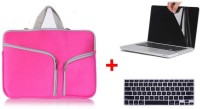 View LUKE Zipper Briefcase Soft Handbag Sleeve Bag Cover Case for MACBOOK PRO 13.3 inch Retina With Free LCD Clear Screen Protector Film Guard + Keyboard Protector Combo Set Laptop Accessories Price Online(LUKE)