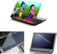Namo Art 3in1 Laptop Skins with Screen Guard and Key Protector TPR1009 Combo Set   Laptop Accessories  (Namo Art)