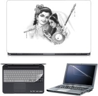 Skin Yard 3in1 Combo- Radha & Meera Laptop Skin with Screen Protector & Keyguard -15.6 Inch Combo Set   Laptop Accessories  (Skin Yard)