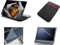 View NAMO ART 4in1 Laptop Skins with Laptop Sleeve, Screen Guard and Key Protector CDH1013 Combo Set Laptop Accessories Price Online(Namo Art)