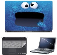 Skin Yard Cool Blue Cookie Monster Laptop Skin with Screen Protector & Keyboard Skin -15.6 Inch Combo Set   Laptop Accessories  (Skin Yard)