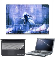 Skin Yard Sparkle Assassins Creed Concept Art Laptop Skin with Screen Protector & Keyboard Skin -15.6 Inch Combo Set   Laptop Accessories  (Skin Yard)