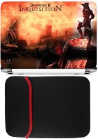 FineArts Dragon Age III Inquisition Laptop Skin with Reversible Laptop Sleeve Combo Set   Laptop Accessories  (FineArts)