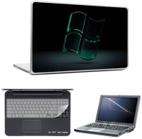 Skin Yard 3D Windows 7 Laptop Skins with Laptop Screen Guard & Laptop Keyguard -15.6 Inch Combo Set   Laptop Accessories  (Skin Yard)