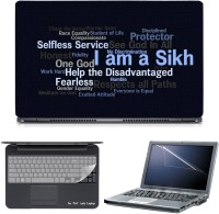Skin Yard 3in1 Combo- I am Sikh Laptop Skin with Screen Protector & Keyguard -15.6 Inch Combo Set   Laptop Accessories  (Skin Yard)