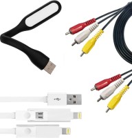 FineArts rca cable Combo Set   Laptop Accessories  (FineArts)