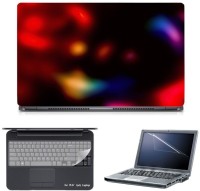 Skin Yard Blur Light Laptop Skin with Screen Protector & Keyboard Skin -15.6 Inch Combo Set   Laptop Accessories  (Skin Yard)