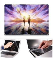 Skin Yard Couple Love Art Abstract Laptop Skin Decal with Keyguard & Screen Protector -15.6 Inch Combo Set   Laptop Accessories  (Skin Yard)