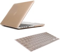 Saco MacBook 13.3 Retina Gold Case With Keyboard Skin Combo Set   Laptop Accessories  (Saco)