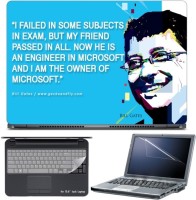 Skin Yard Bill Gates Motivational Quotes Laptop Skin with Screen Protector & Keyboard Skin -15.6 Inch Combo Set   Laptop Accessories  (Skin Yard)