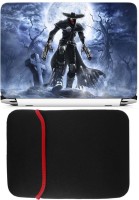 View FineArts Gamers Wallpaper Laptop Skin with Reversible Laptop Sleeve Combo Set Laptop Accessories Price Online(FineArts)