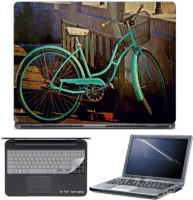 Skin Yard Vintage Cycle Photography Laptop Skin with Screen Protector & Keyboard Skin -15.6 Inch Combo Set   Laptop Accessories  (Skin Yard)