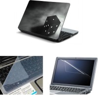 View NAMO ART 3in1 Laptop Skins with Screen Guard and Key Protector TPR1034 Combo Set Laptop Accessories Price Online(Namo Art)