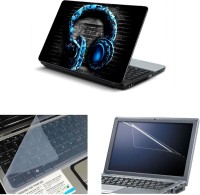 View NAMO ART 3in1 Laptop Skins with Screen Guard and Key Protector TPR1035 Combo Set Laptop Accessories Price Online(Namo Art)