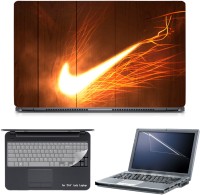 Skin Yard 3in1 Combo- Nike Sparkle Laptop Skin with Screen Protector & Keyguard -15.6 Inch Combo Set   Laptop Accessories  (Skin Yard)