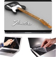 Skin Yard 3in1 Combo- Fender Guitar Laptop Skin with Screen Protector & Keyguard -15.6 Inch Combo Set   Laptop Accessories  (Skin Yard)