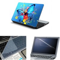 NAMO ART 3in1 Laptop Skins with Screen Guard and Key Protector TPR1032 Combo Set   Laptop Accessories  (Namo Art)