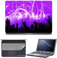 Skin Yard Pink Party Electro House Laptop Skin with Screen Protector & Keyboard Skin -15.6 Inch Combo Set   Laptop Accessories  (Skin Yard)