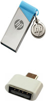 HP 8 GB V215B Pen Drive with OTG Adapter Combo Set