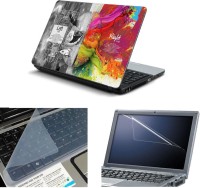 NAMO ART 3in1 Laptop Skins with Screen Guard and Key Protector TPR1017 Combo Set   Laptop Accessories  (Namo Art)