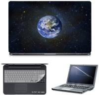 Skin Yard Earth From Space Laptop Skin with Screen Protector & Keyboard Skin -15.6 Inch Combo Set   Laptop Accessories  (Skin Yard)