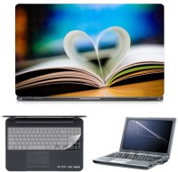 Skin Yard Love Book Laptop Skin with Screen Protector & Keyboard Skin -15.6 Inch Combo Set   Laptop Accessories  (Skin Yard)