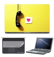 Skin Yard 3in1 Combo- Receiver Love Laptop Skin with Screen Protector & Keyguard -15.6 Inch Combo Set   Laptop Accessories  (Skin Yard)