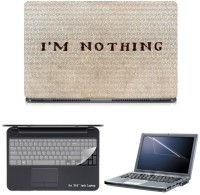 View Skin Yard I Am Nothing Word BackgroundSparkle Laptop Skin with Screen Protector & Keyguard -15.6 Inch Combo Set Laptop Accessories Price Online(Skin Yard)