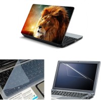 NAMO ART 3in1 Laptop Skins with Screen Guard and Key Protector TPR1025 Combo Set   Laptop Accessories  (Namo Art)
