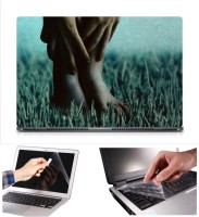 Skin Yard Cold Legs on Grass Laptop Skin Decal with Keyguard & Screen Protector -15.6 Inch Combo Set   Laptop Accessories  (Skin Yard)