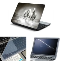NAMO ART 3in1 Laptop Skins with Screen Guard and Key Protector TPR1024 Combo Set   Laptop Accessories  (Namo Art)