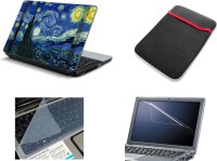View NAMO ART 4in1 Laptop Skins with Laptop Sleeve, Screen Guard and Key Protector CDH1037 Combo Set Laptop Accessories Price Online(Namo Art)