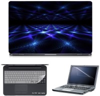 Skin Yard 3D Stage Blue Light Laptop Skin with Screen Protector & Keyboard Skin -15.6 Inch Combo Set   Laptop Accessories  (Skin Yard)