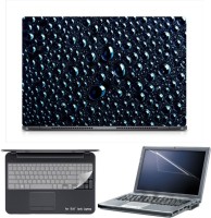 Skin Yard Sparkle Black Drops Laptop Skin with Screen Protector & Keyboard Skin -15.6 Inch Combo Set   Laptop Accessories  (Skin Yard)
